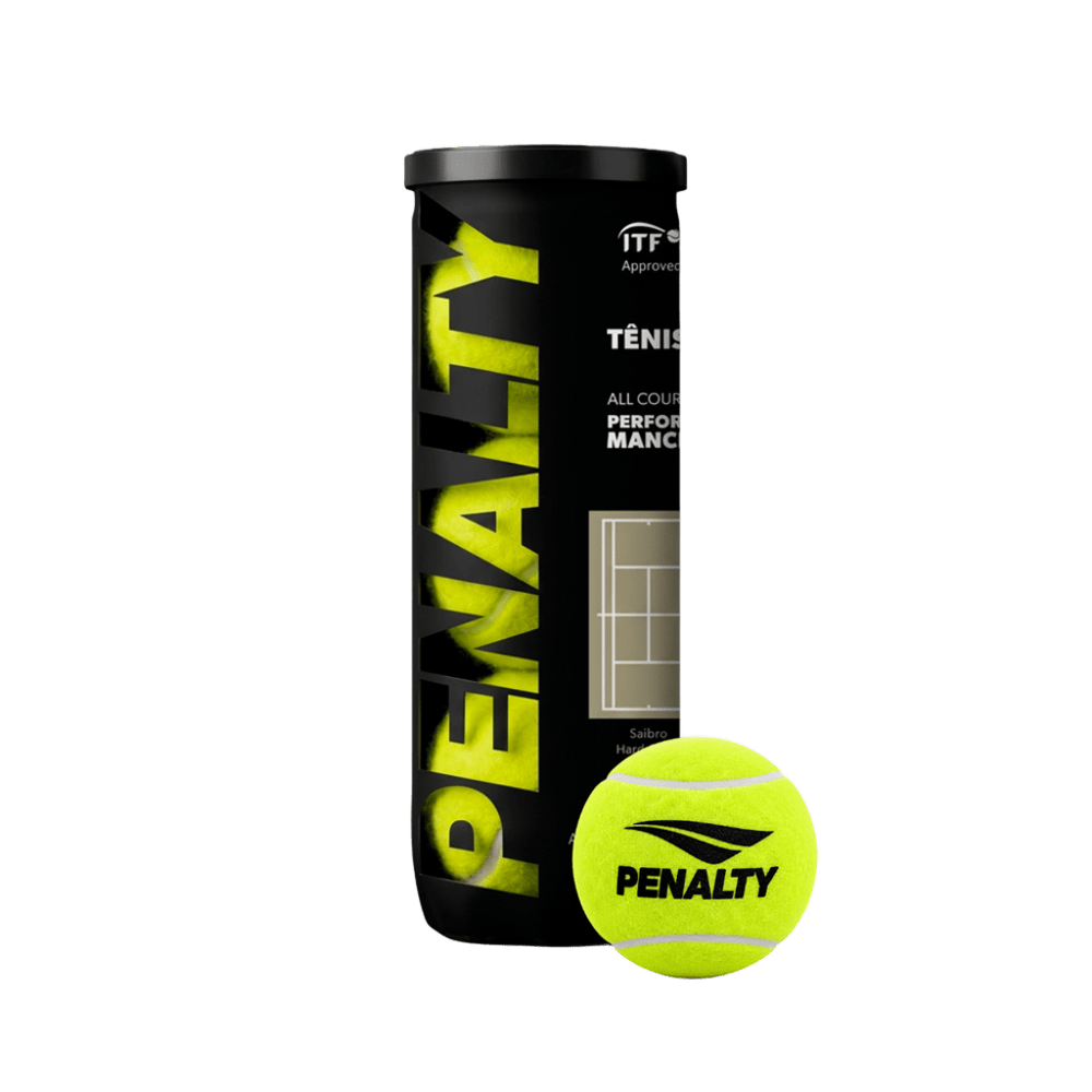 Kit 3 Bolinhas De Tenis Penalty All Court XXVI — foto do produto em fundo branco