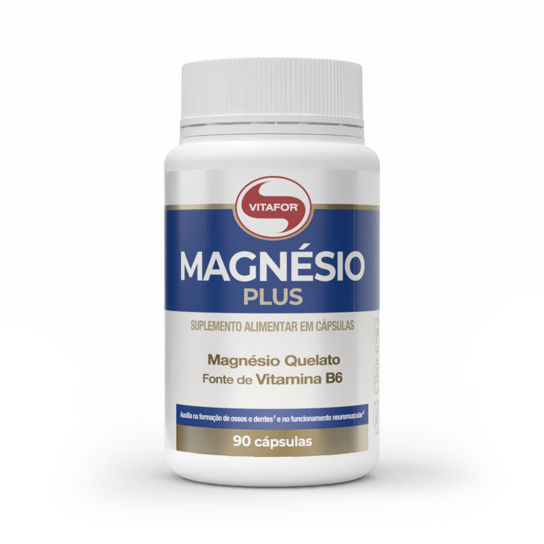 MAGNÉSIO PLUS 90 Cápsulas — foto do produto em fundo branco