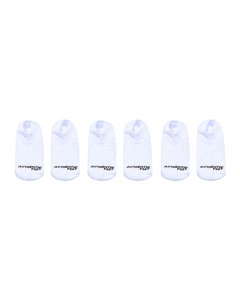 Meia Authentic Feet Kit 3 Sapatilha Unissex