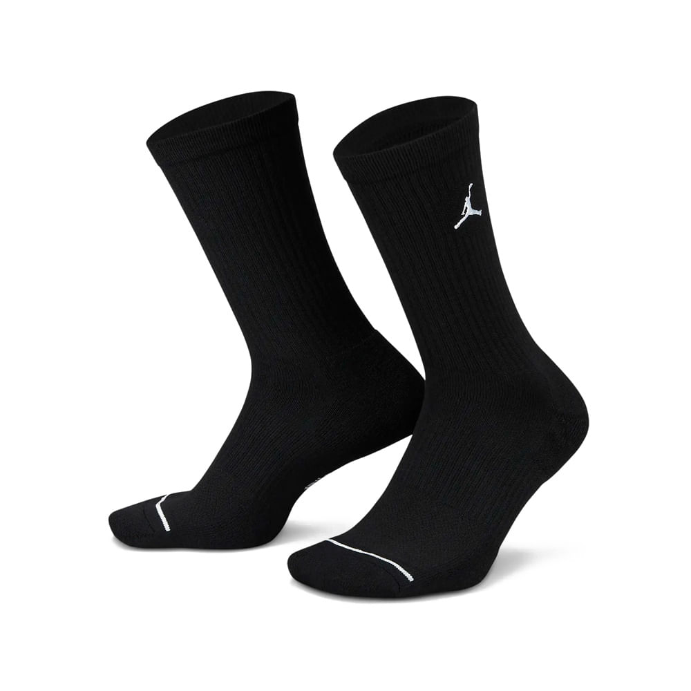 Meia Jordan Everday Cush Poly Crew 3 Pares Unissex — foto do produto em fundo branco