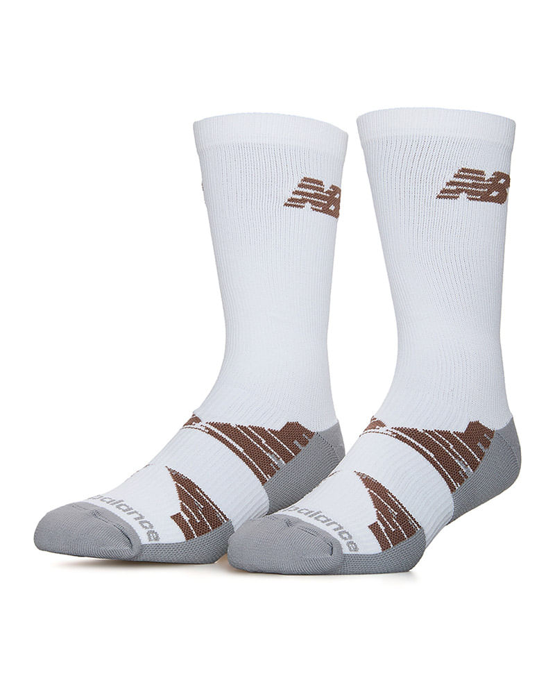 Meia New Balance Performance Run Cano Longo Masculina — foto do produto em fundo branco