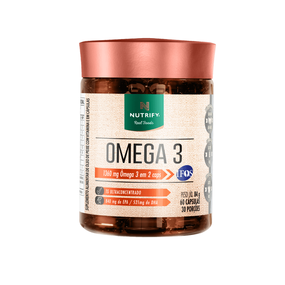 Ômega 3 — foto do produto em fundo branco