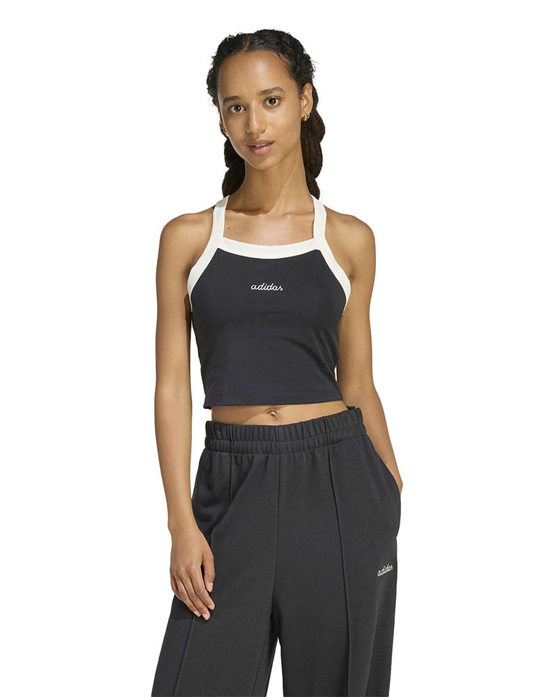 Regata adidas Top Seasonal Essentials Feminina — foto do produto em fundo branco