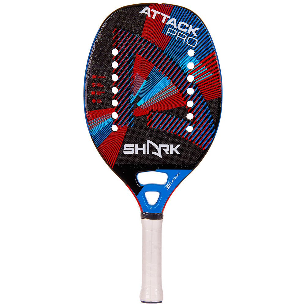 Shark Raquete Beach Tennis Attack - 3 — foto do produto em fundo branco
