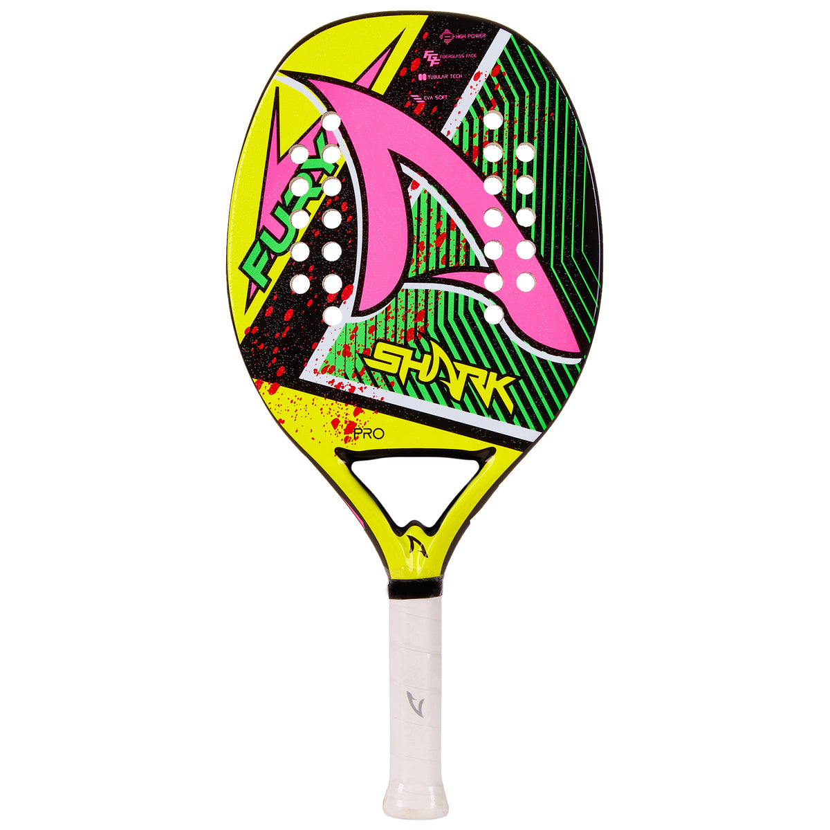 Shark Raquete Beach Tennis Fury - 2 — foto do produto em fundo branco