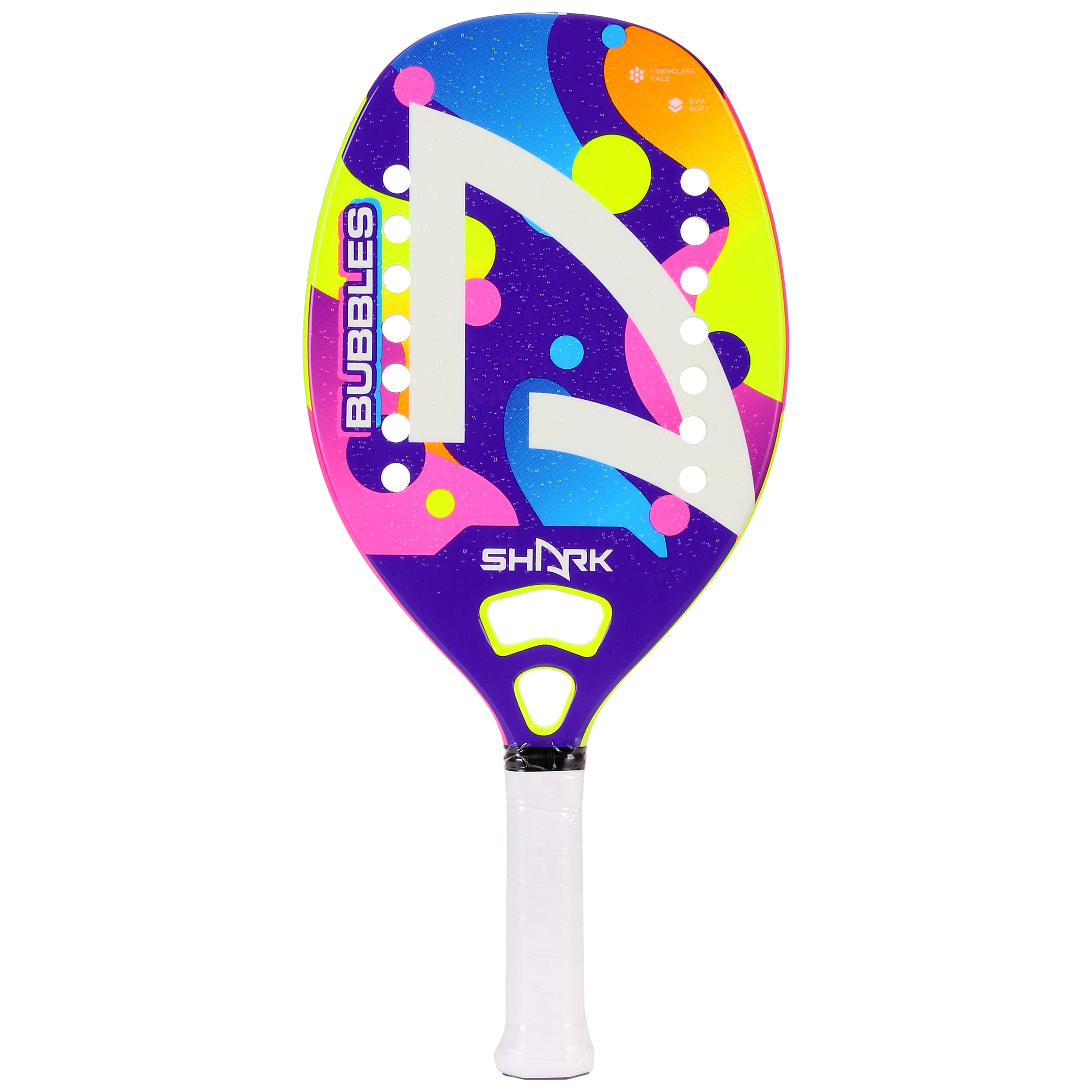 Shark Raquete Beach Tennis Infantil Bubbles — foto do produto em fundo branco