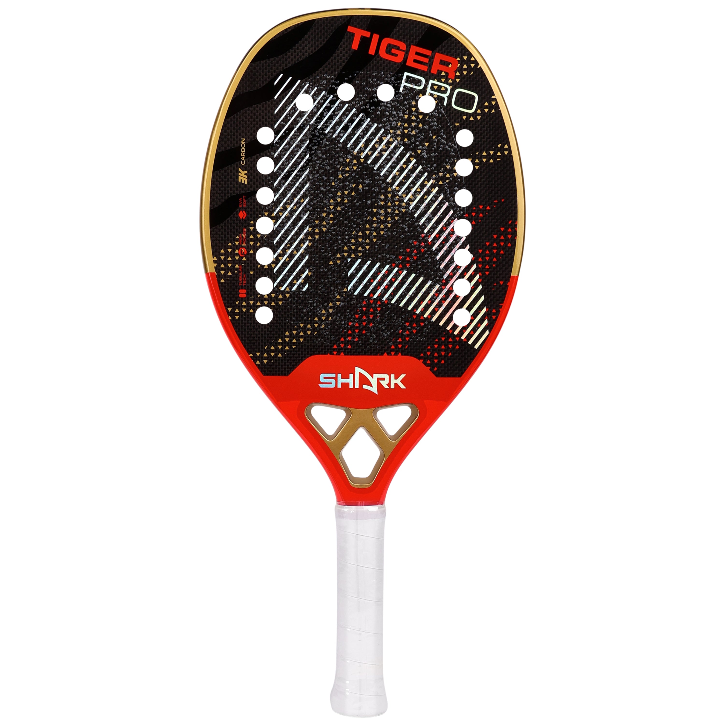 Shark Raquete Beach Tennis Tiger — foto do produto em fundo branco