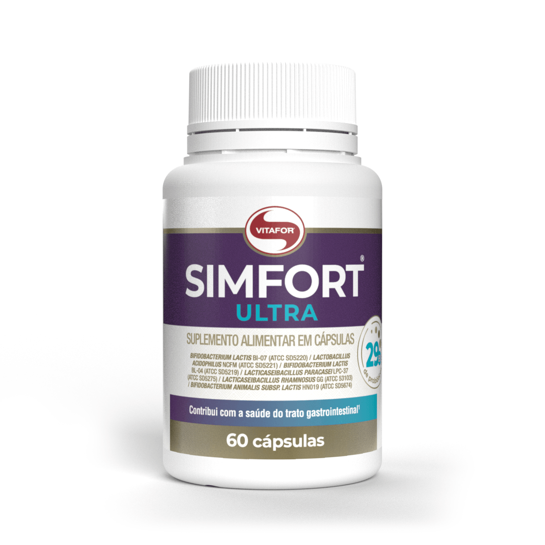 SIMFORT® ULTRA 60 Cápsulas — foto do produto em fundo branco
