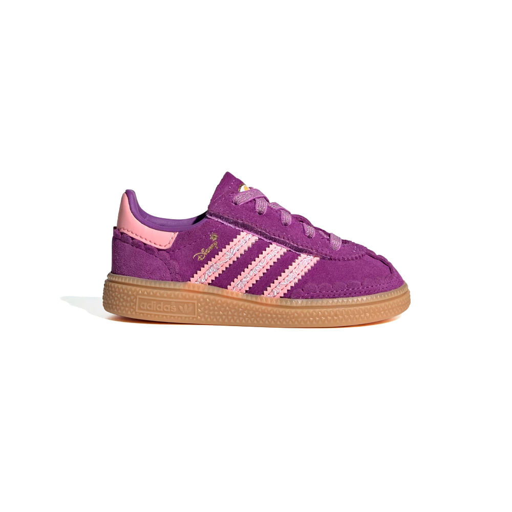 Tênis adidas Handball Spezial Disney Bela Adormecida Infantil — foto do produto em fundo branco