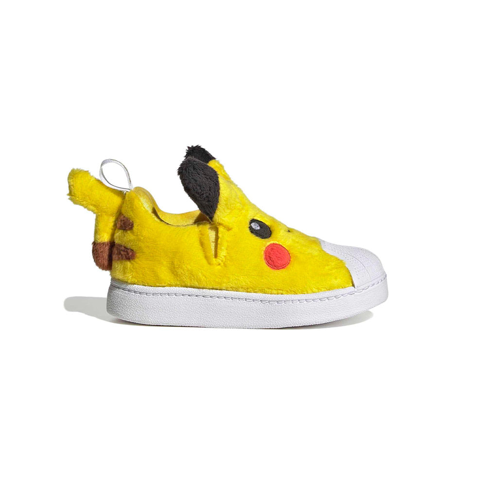 Tênis adidas Superstar Quickon I Pokémon Infantil — foto do produto em fundo branco