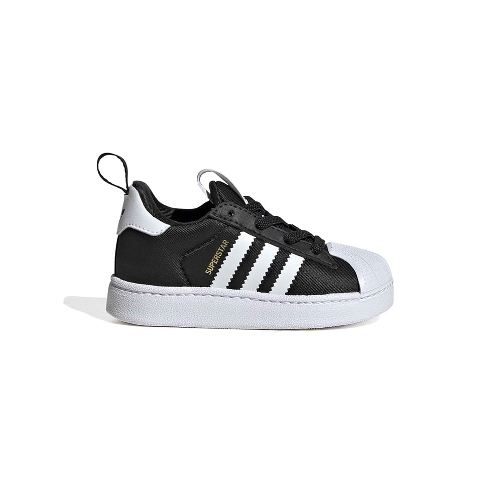 Tênis adidas Superstar Quickon Infantil — foto do produto em fundo branco