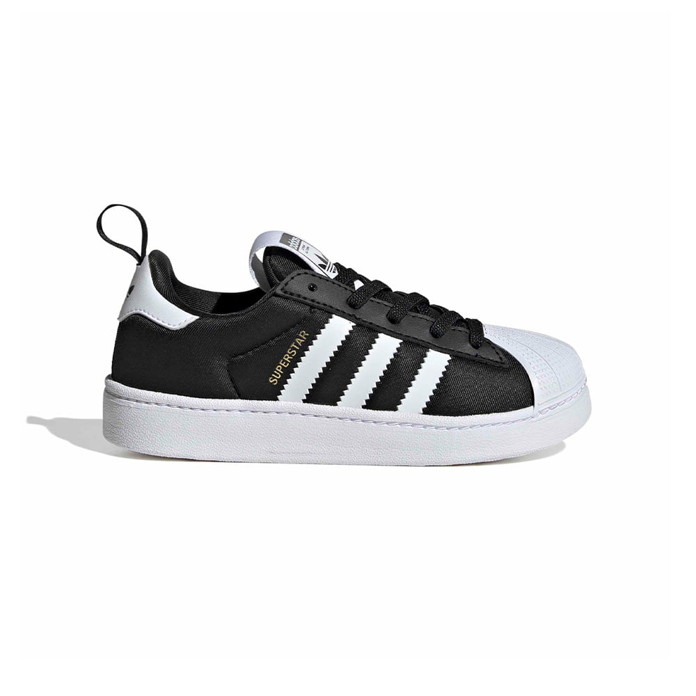 Tênis adidas Superstar Quickon k Infantil — foto do produto em fundo branco