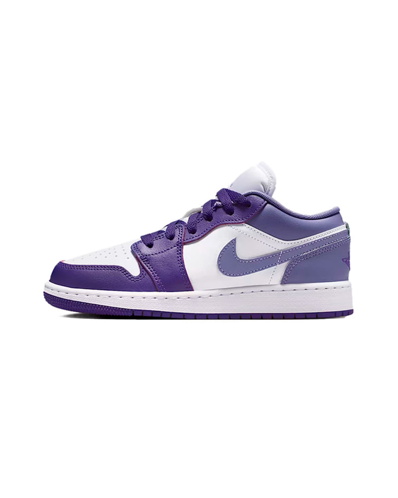 Tênis Air Jordan 1 Low Infantil — foto do produto em fundo branco