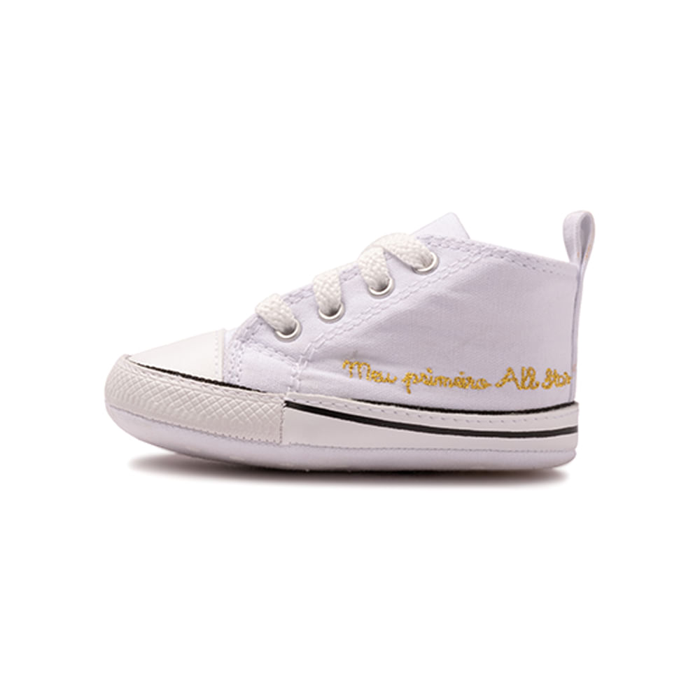 Tênis Converse My First Chuck Taylor All Star Crib Infantil — foto do produto em fundo branco