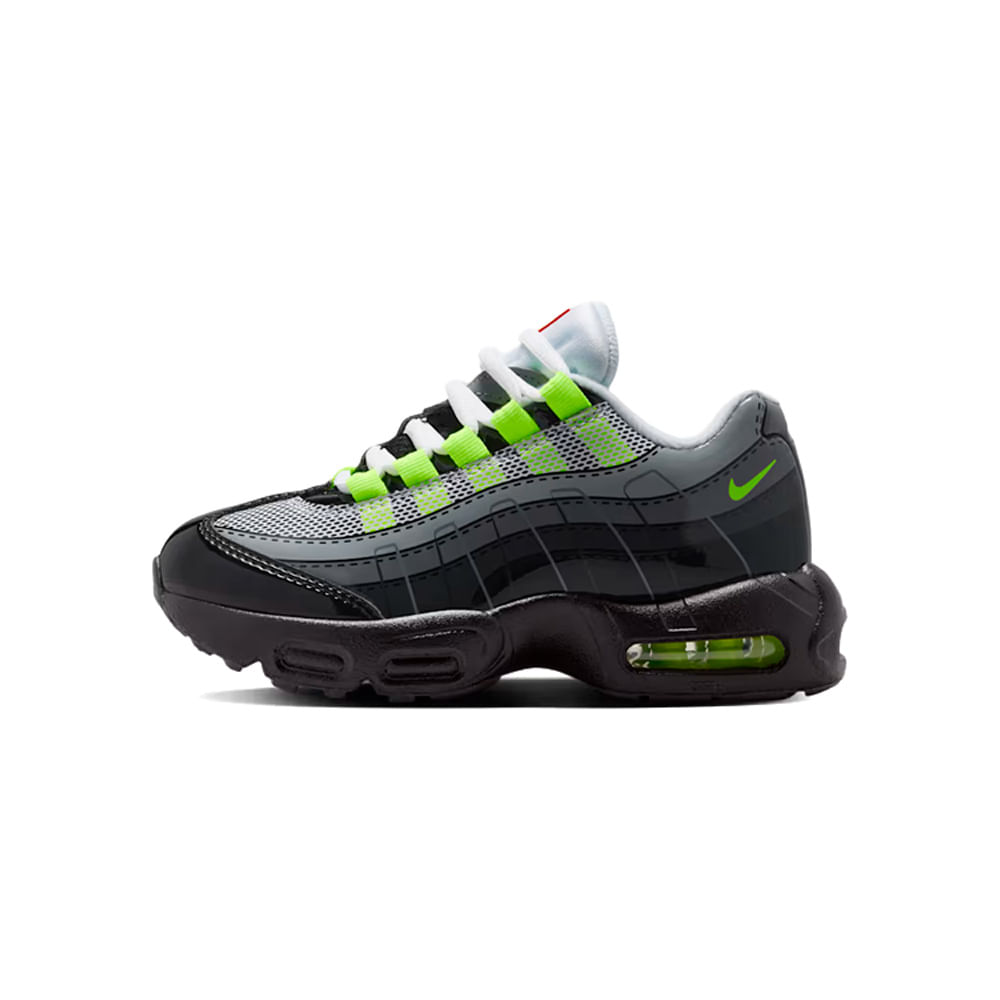 Tênis Nike Air Max 95 x Lego Collection Infantil — foto do produto em fundo branco