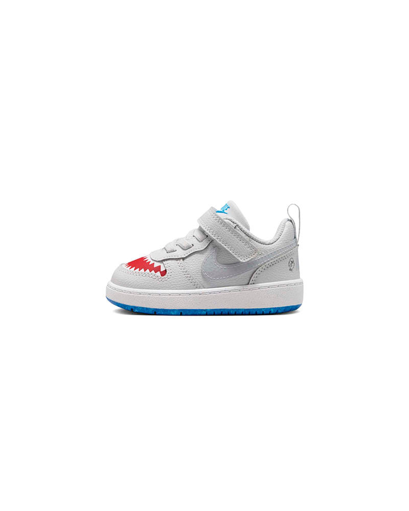 Tênis Nike Court Borough Low LILS Infantil — foto do produto em fundo branco