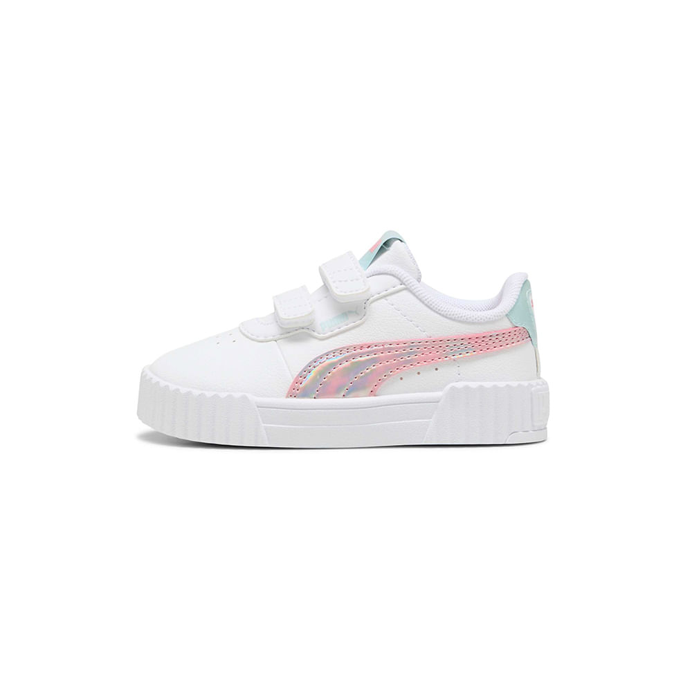 Tênis Puma Carina 3.0 Space Belle V Infantil — foto do produto em fundo branco
