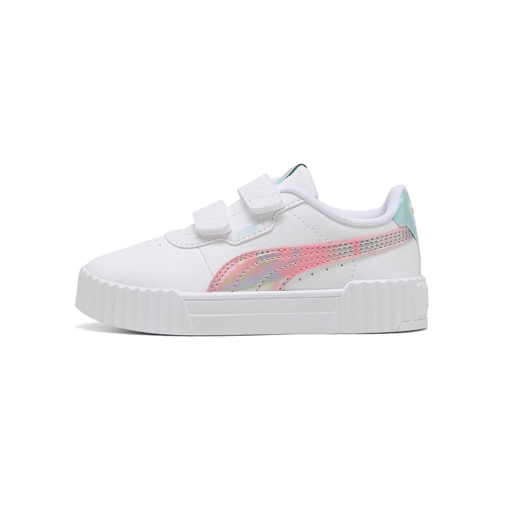 Tênis Puma Carina 3.0 Space Belle V PS Infantil — foto do produto em fundo branco
