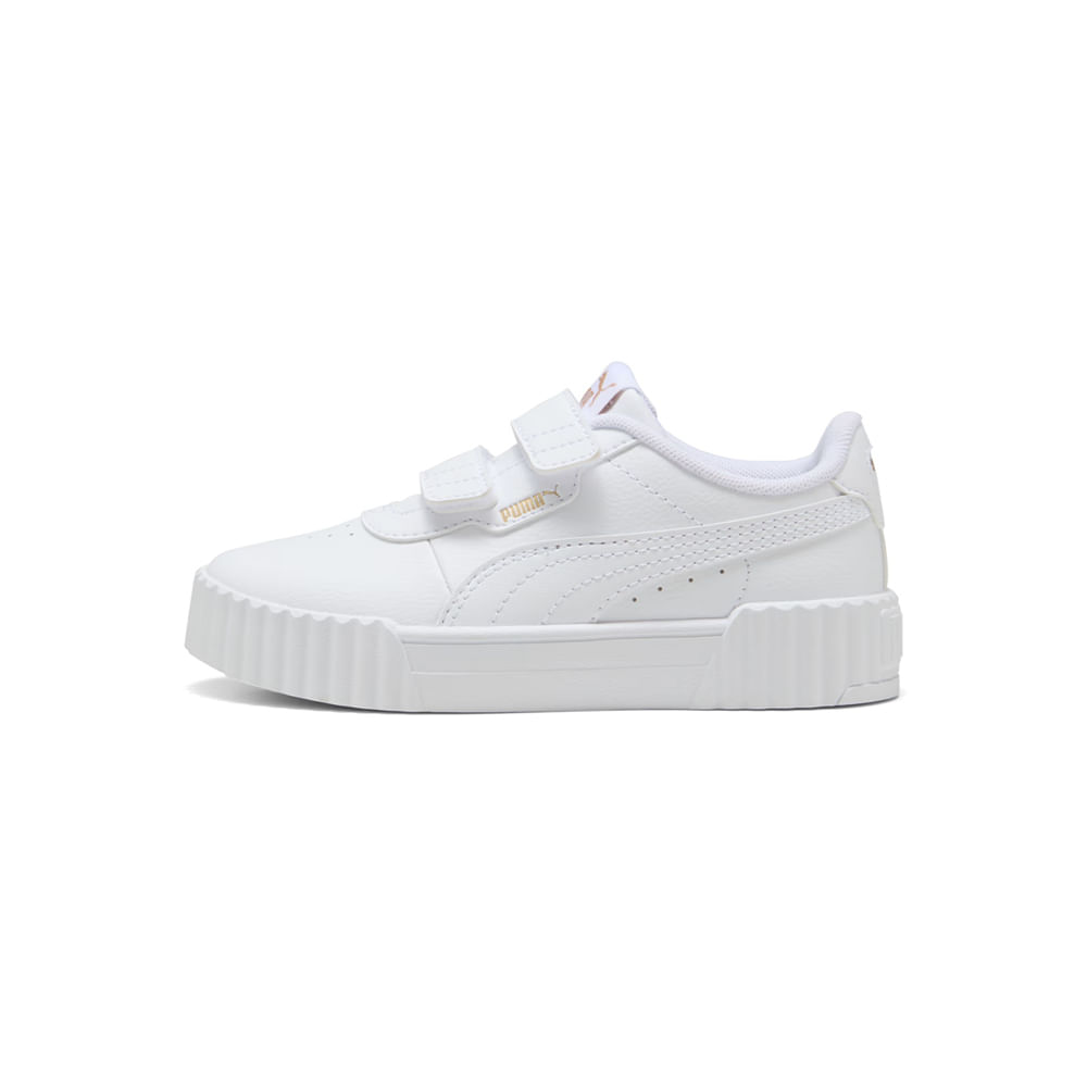 Tênis Puma Carina 3.0 V Infantil — foto do produto em fundo branco