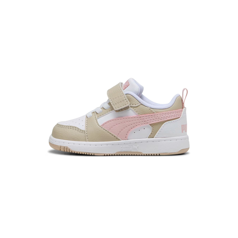Tênis Puma Rebound V6 Lo Infantil — foto do produto em fundo branco