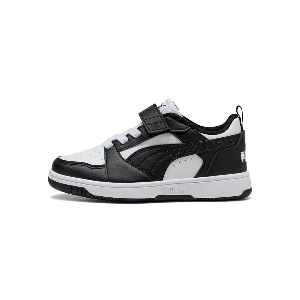 Tênis Puma Rebound V6 Lo Ps Infantil — foto do produto em fundo branco