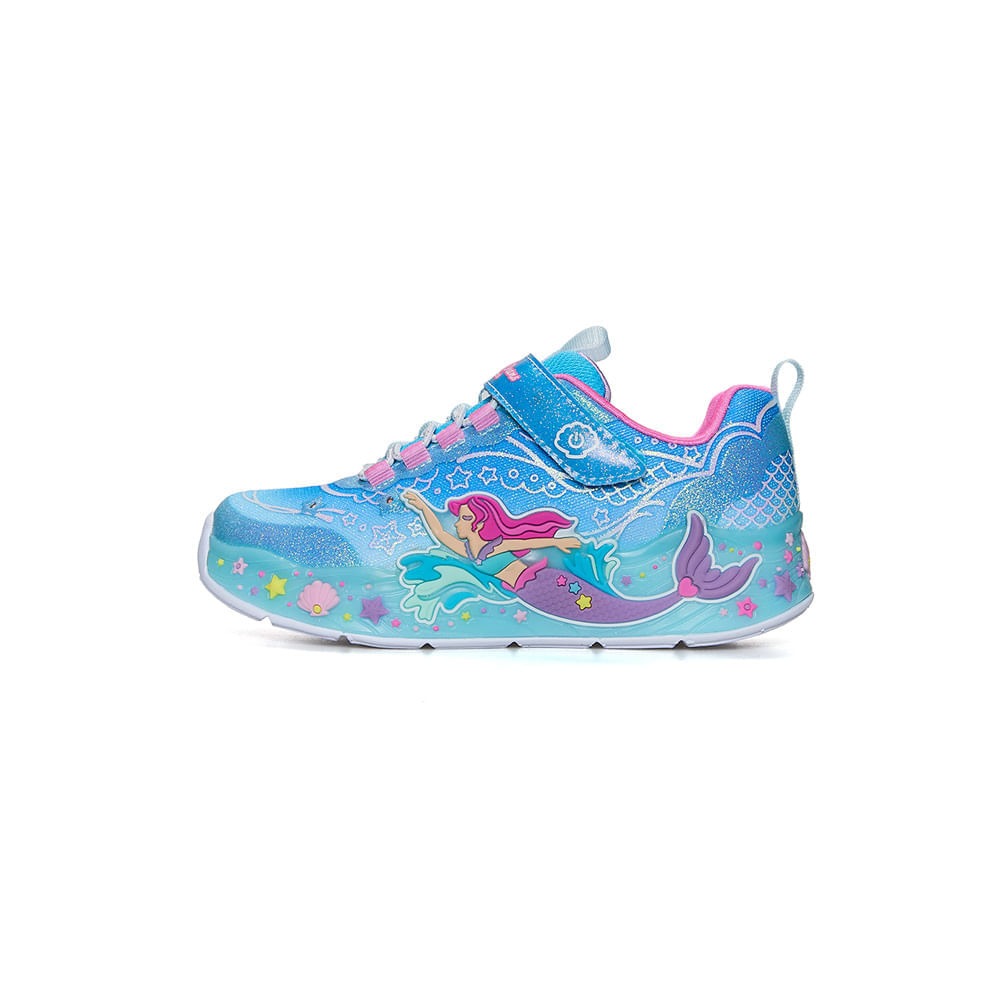 Tênis Skechers Mermaid Dreams Infantil — foto do produto em fundo branco