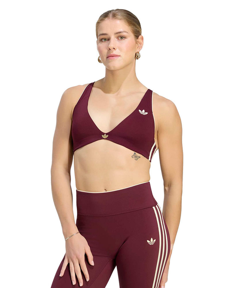 Top adidas Suporte Leve Originals Sport Feminino — foto do produto em fundo branco