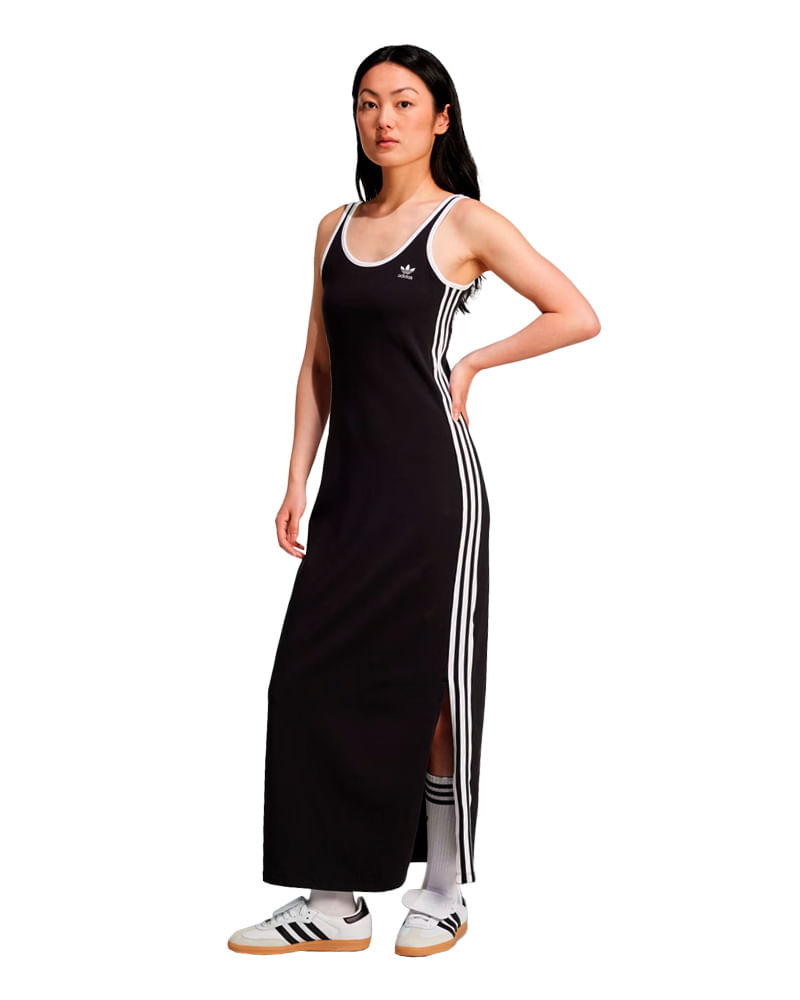 Vestido adidas 3 Stripes Feminino — foto do produto em fundo branco