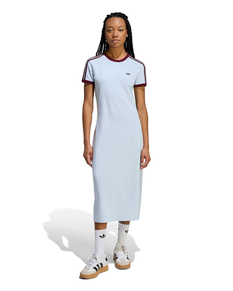 Vestido adidas 3 Stripes Feminino — foto do produto em fundo branco