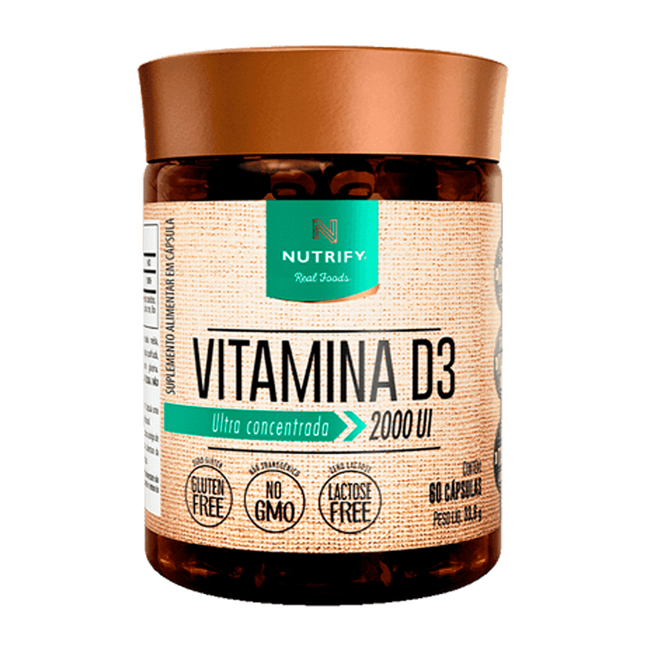 Vitamina D3 — foto do produto em fundo branco
